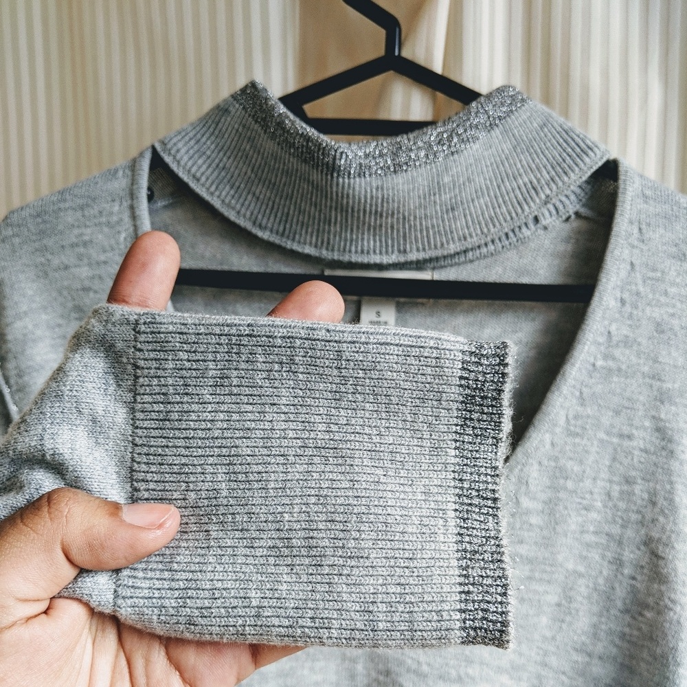 Calvin Klein Jeans Cut Out Triangle Sweater - Picture 4 of 6